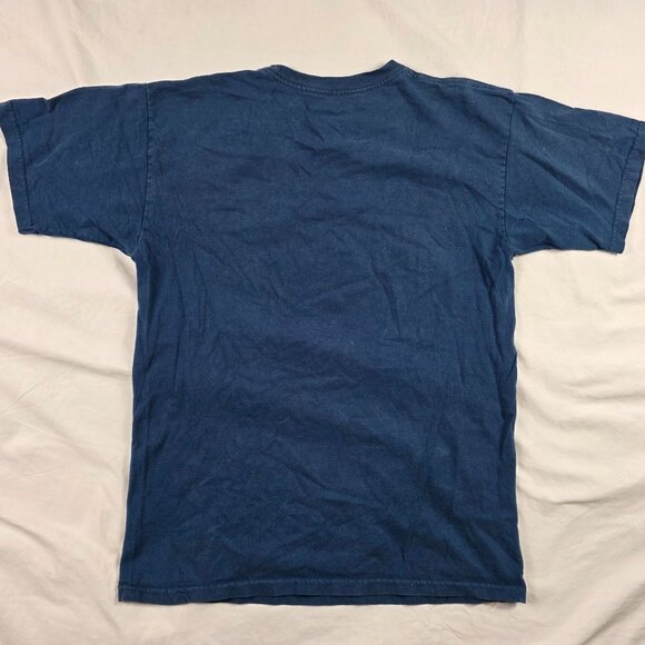 Vans Mens Medium Blue Graphic T Shirt Casual Crewneck Short Sleeve Outdoors - Picture 2 of 9